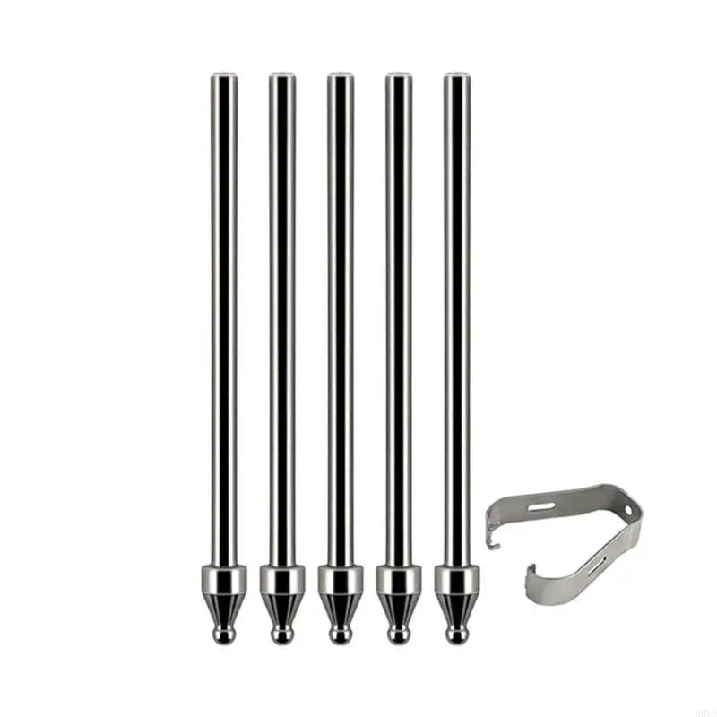 Pencil Nibs for Tab S 7/8/9 Styluse Pen Replacable Pencil Nibs Accurate Control - 5 nibs 1 clip