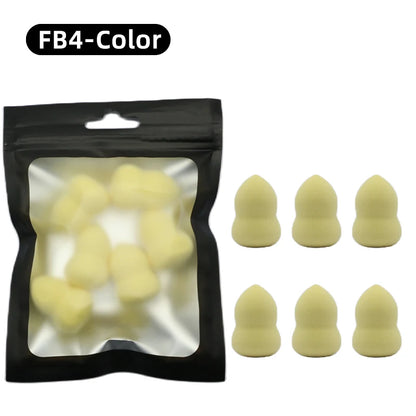 OGEYERO6pcs Mini Makeup Sponge Puff Beauty Egg Sponge for Makeup Concealer Foundation Face Cosmetic Puff Kit Make Up Blender 