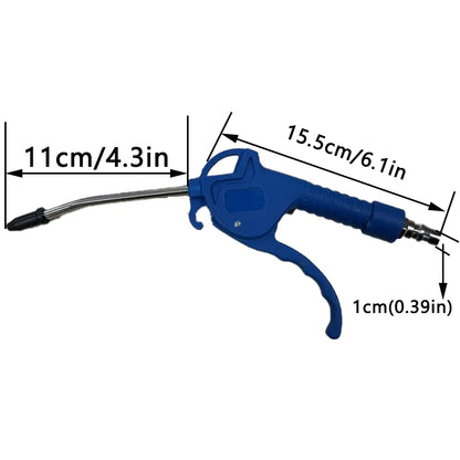 Air Blow Gun, High Flow Air Blower Gun for Compressor with Angled Bent Nozzle, Three Colors to Choose from, Short Style - Sho