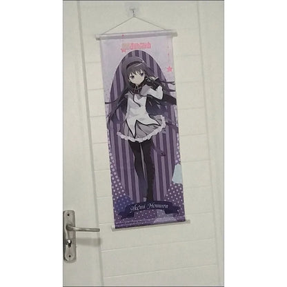 Kawaii Anime Scroll Canvas Posters and Prints Decoration Wall Hanging Painting