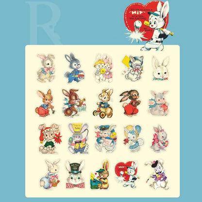 40pcs/lot Kawaii Stationery Stickers animal amusement park DIY Junk Journal Paper stickers Planner Decorative Mobile stickers