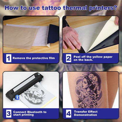 Tattoo Transfer Paper 20 50 100Pcs A4 Thermal Stencil Paper for Tattoo Copier Machine Professional Tattoo Supply for Users