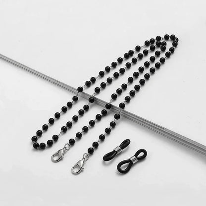 Fashion Reading Glasses Chain Pearl Flower Glasses Hanging Rope Anti-Lost Eyewear Mask Lanyard Women Sunglasses Glasses Chain