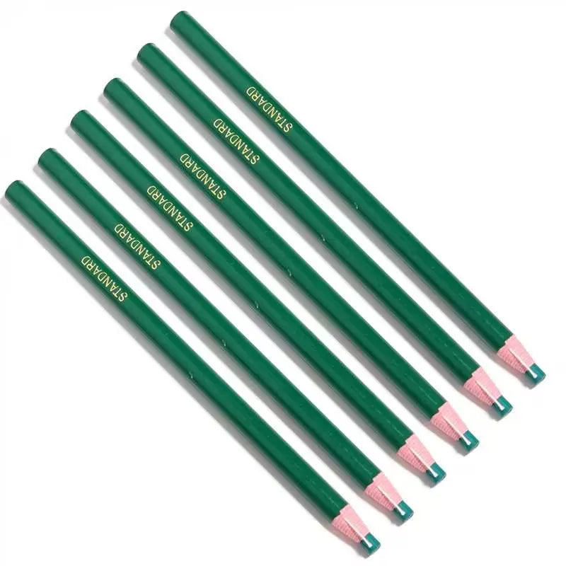6pcs Multicolor Fabric Cloth Marker Pencils Cut-free Sewing Chalk Tailor Pen for Garment Leather Marking Crayon Sewing Tools 