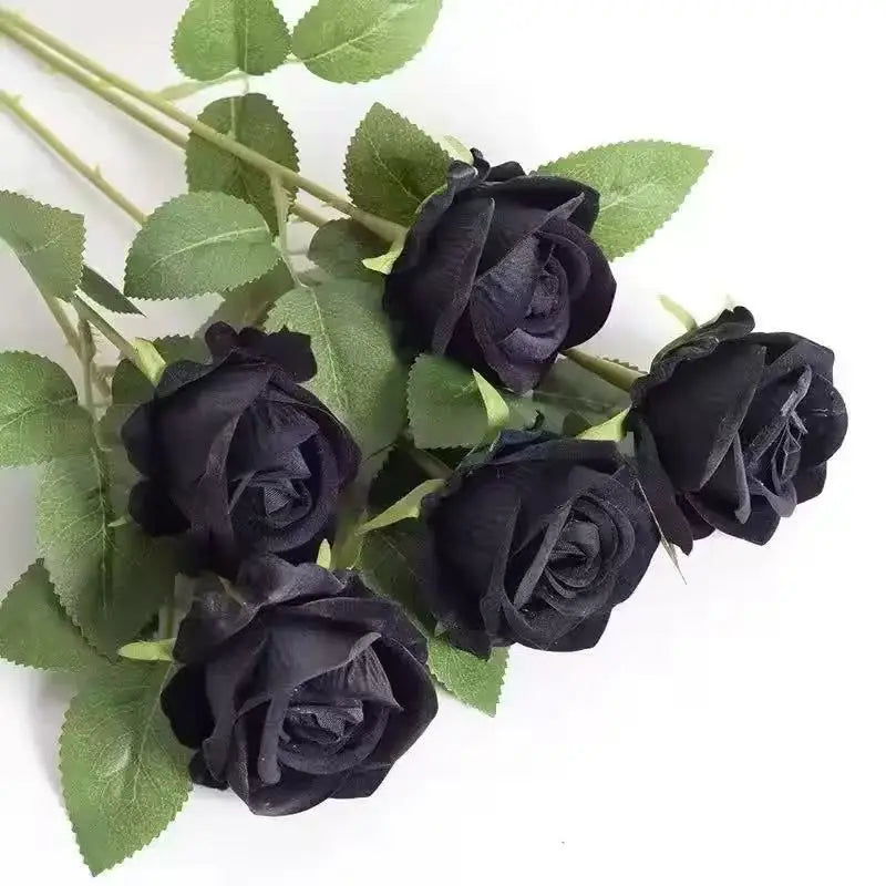1/5/10/20pcs Roses Artificial Flowers Rose Flower Branch Artificial Red Roses Realistic Fake Rose for Wedding Home Decor