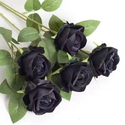 1/5/10/20pcs Roses Artificial Flowers Rose Flower Branch Artificial Red Roses Realistic Fake Rose for Wedding Home Decor