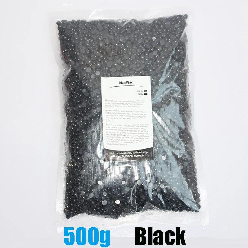 500g/200g/50g Hard Wax Beans for Hair Removal Body European Brazilian Pearl for Wax Warmer Waxing Beans for Wax Heater Machin