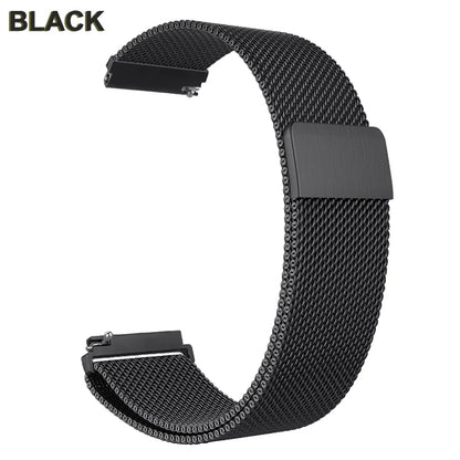 18mm 20mm 22mm Metal Strap For Garmin Vivoactive 3 4 4s 5 6 Band Watch Venu 2 2s 3s SQ Bracelet Venu 4 41mm 45mm Milanese Loo