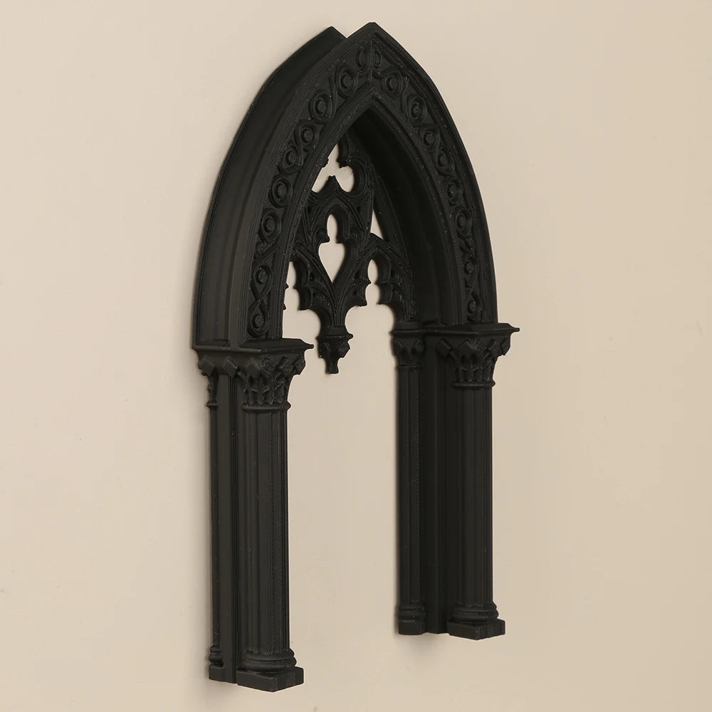 Cross-Border Gothic Style Double Column Arch Wall Decor Frame For Retro-Style Home Wall Art Decor Scenario