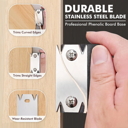 Trimmer Wood Chamfering Fillet Scraper Board Deburring Tool Trimming Knife Woodworking Edge Corner Planer Specialty Edge Band