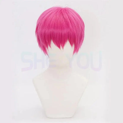 Anime The Disastrous Life Of Saiki K. Cosplay Props Saiki Kusuo Wig Hairpins Glasses Green Lens Sunglasses Costume Accessorie