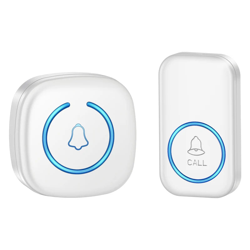 Wireless Doorbell Intelligent Welcome Door Bell 300M/984 FT Remote 60 Songs Melodies Home Smart Doorbell US EU UK Plug Option