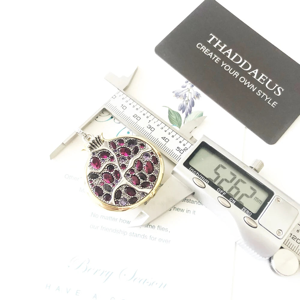 Pendant Pomegranate,2020 Brand New Vintage Fashion Jewelry Europe Bijoux Symbol of Life Gift For Woman