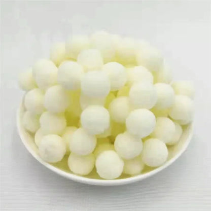 Kids DIY Pompoms Toy Craft Supplies Mini Fluffy Pompon 10/15/20/25mm Pom Poms Christmas Home Decoration Accessories 100pcs/50