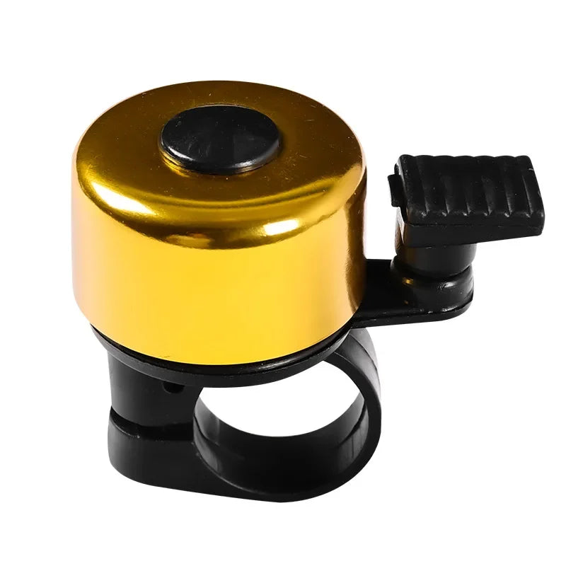 Bicycle Bell Alloy Mountain Road Bike Horn Sound Alarm For Safety Cycling Handlebar Bicycle Call Accessories - golden