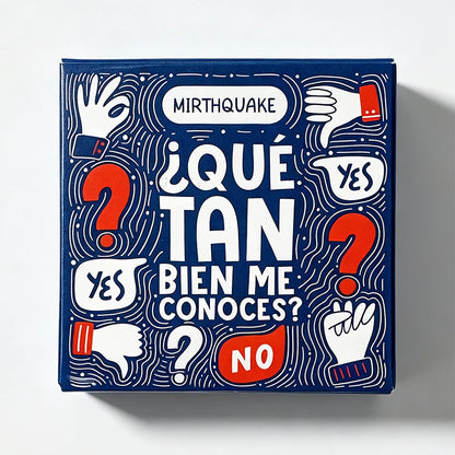 Spanish Mini Game Cards-Bien Me Conoces?After Dinner Amusements Board Game Travel Party Game Entertainment For Family Friends