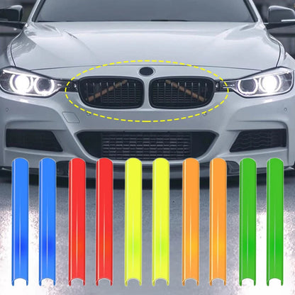 A Pair Car Front Grille Trim Strips For BMW F30 F31 F32 F33 F34 F36 F20 F21 F22 F23 G29 Car Sport Styling Decoration Accessor