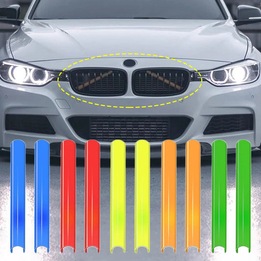 A Pair Car Front Grille Trim Strips For BMW F30 F31 F32 F33 F34 F36 F20 F21 F22 F23 G29 Car Sport Styling Decoration Accessor