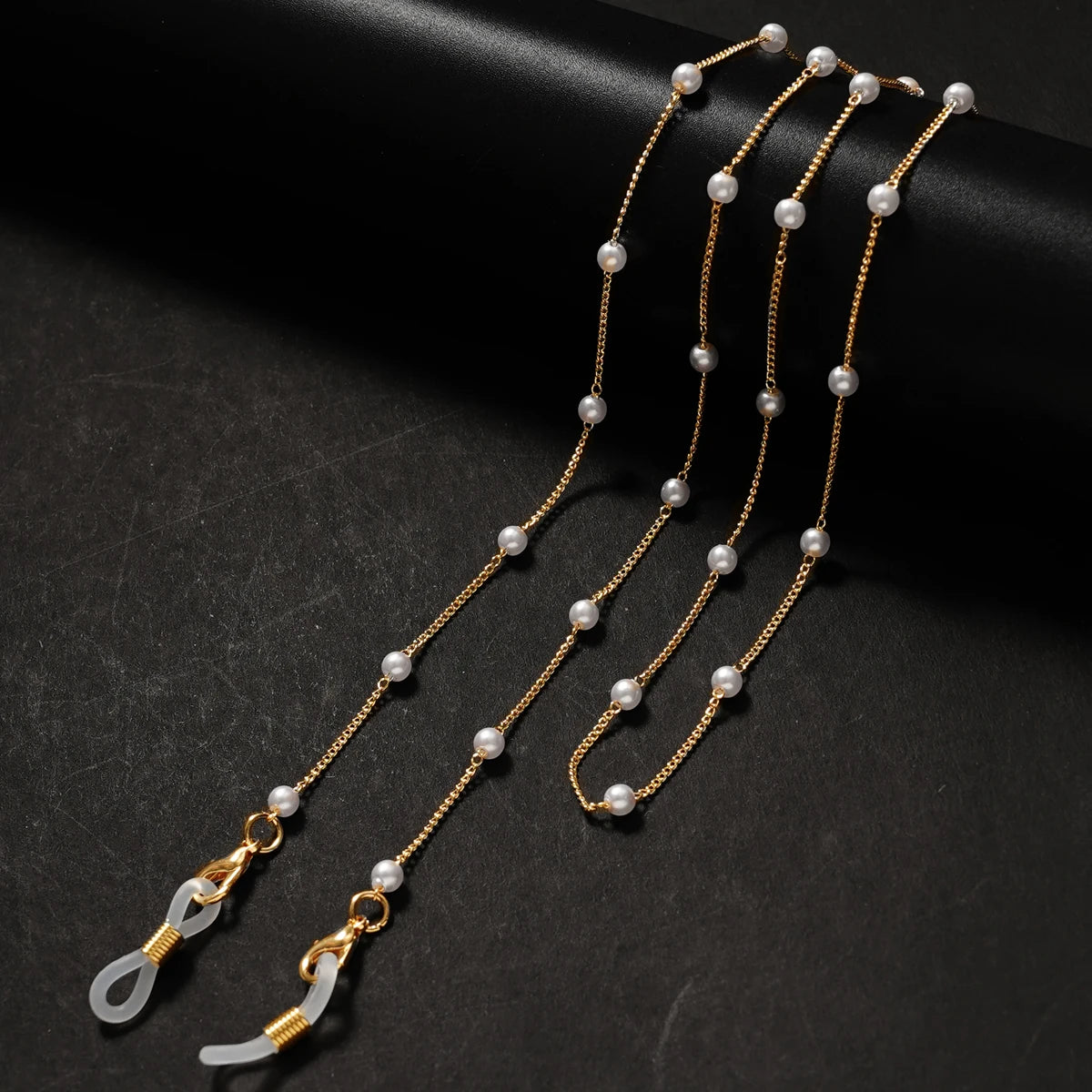Sunglasses Masking Chains For Women Acrylic Pearl Crystal Eyeglasses Chains Lanyard Glass 2022 New Fashion Jewelry