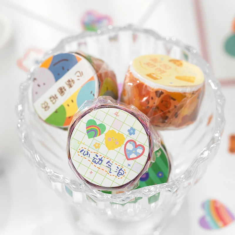 1 pc Kawaii Cartoon Washi Masking Tape Scrapbooking DIY Decorative Journal Stationery School Supplies Gift