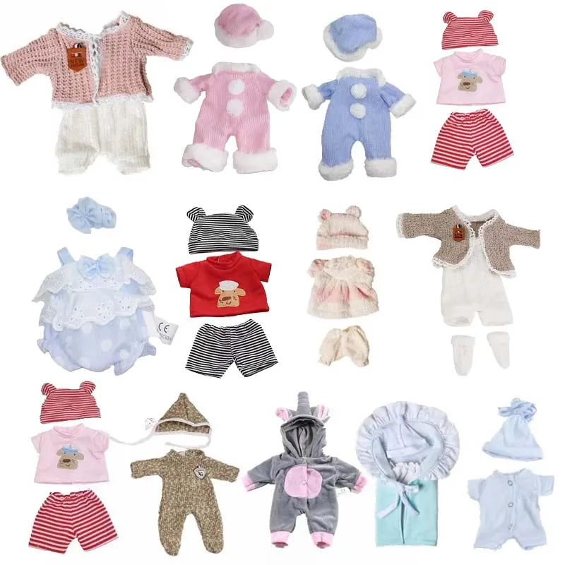 Doll Clothes for 30cm Doll Dress Jumpsuit Doll Clothing Accessories American Doll Accessories Fit For 12inch Baby Doll DIY To