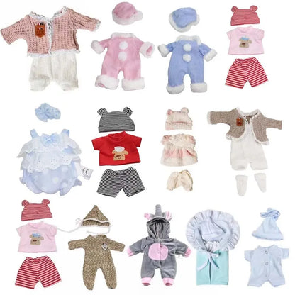 Doll Clothes for 30cm Doll Dress Jumpsuit Doll Clothing Accessories American Doll Accessories Fit For 12inch Baby Doll DIY To
