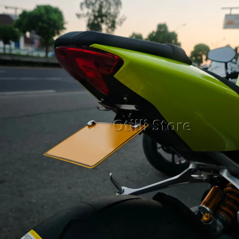 Fit For Speed Triple 1200 RS 1200RS 2021 2022 2023 2024 Tail Tidy License Plate Holder Frame Holder Bracket Turn Signal Light