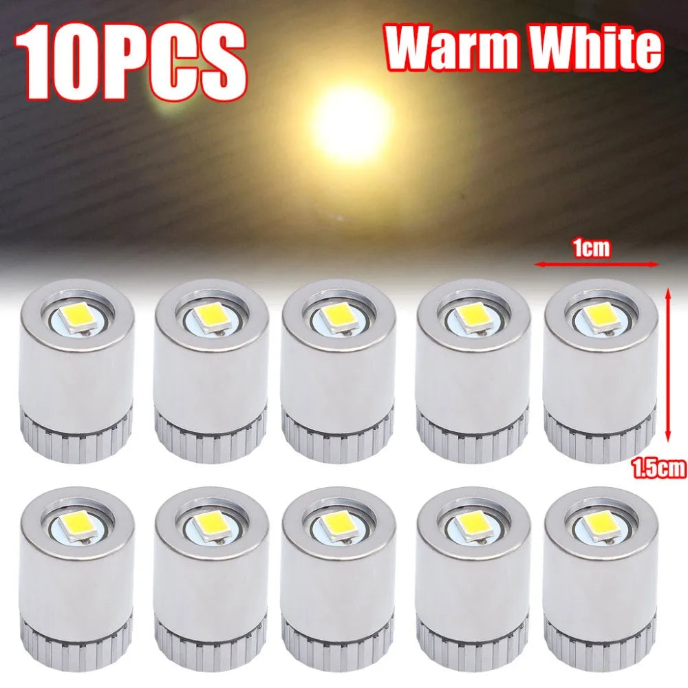 10Pcs Small Mini LED Light Battery Powered Colorful Light Bulb Electronic Toys Accessories Party New Year Holiday Decoration