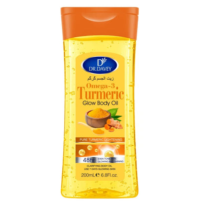 200mlBody OilTurmeric Omega-3 Glow Body Oil Body Oil Skin Care Oil - 200ml