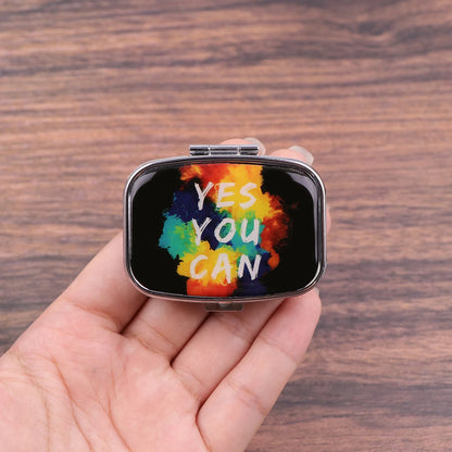 Van Gogh Art Mini Pill Box 2-Compartment Medicine Pill Organizer Household Portable Medicine Storage Box Travel Jwelery Gift 