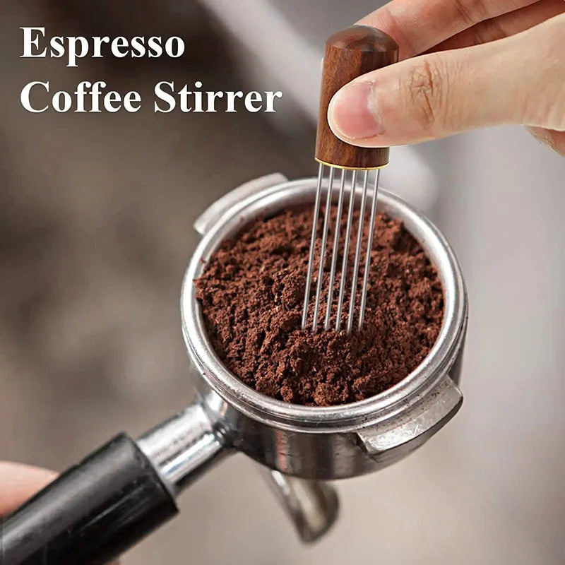 Needle Distributor Stainless Steel Coffee Tamper Espresso Mixers Dispensers Levelers WDT Tools Cafe Stirrers Barista Accessor