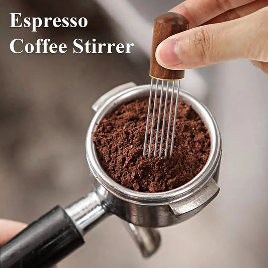 Needle Distributor Stainless Steel Coffee Tamper Espresso Mixers Dispensers Levelers WDT Tools Cafe Stirrers Barista Accessor