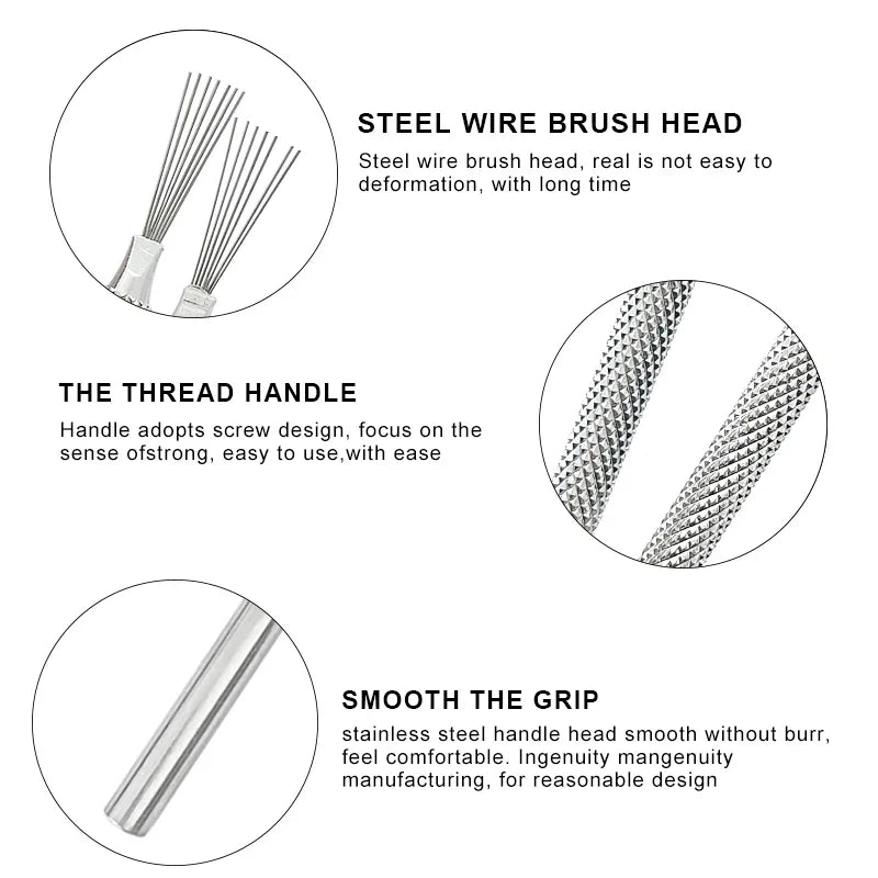 7 Pin Feather Wire Texture Ceramics Tools Polymer Clay Sculpting Modeling Tool DIY Pottery Brush Pottery Tools Cake Accessori