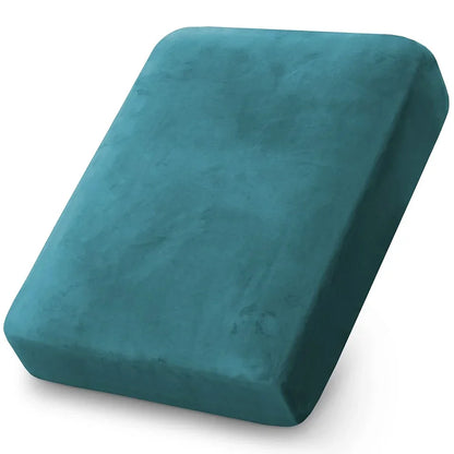 Velvet Sofa Cushion Covers for Living Room Plush Sofa Seat Cover Soft Stretch Sofas Couch Slipcover Furniture Protector - Cha