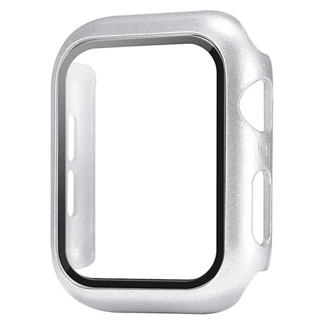 Glass+Cover For Apple Watch case 10 9 8 7 6 SE 5 iWatch Accessorie Screen Protector iWatch series 46mm 44mm 40mm 41 45mm 38 4