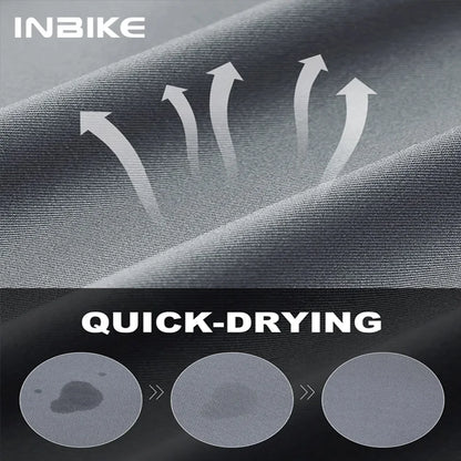 INBIKE Short Sleeve Bicycle Jersey Man Summer Road Cycling Jersey Clothes For Men MTB Mountain Bicycle Sportswear Male Clothi