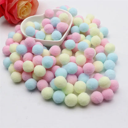 15g Fluffy Soft Pompom 8 Mm 10 Mm 15 Mm 20 Mm 25 Mm 30 Mm Plush Pompom DIY Home Decoration Crafts Toys - 10  13  25 / 25mm 15