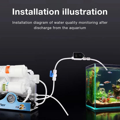 Digital Embedded TDS Meter TDS Water Quality Detection Pen Intelligent Real-time Measurement of Drinking Water Aquarium
