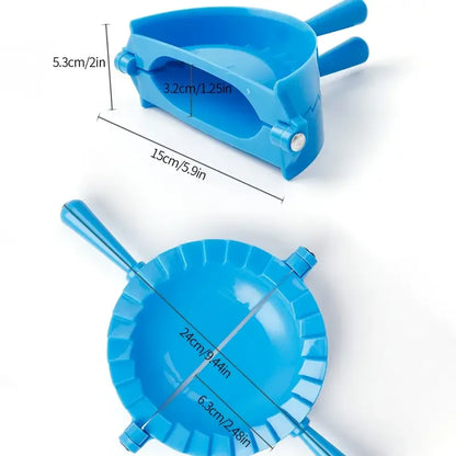 Professional Dumpling Maker Mold-Ergonomic Handle,Durable Plastic,Multi-Color for Dumplings,Cookies,Pastry-Easy Use Kitchen T