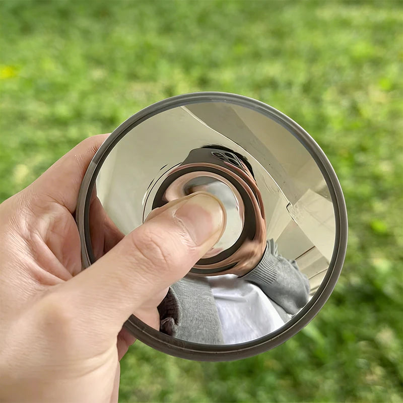 Round Convex Mirror Travel Selfie Photo Props High-definition Mirror Portable Makeup Mirror Handheld Photography Mirrors