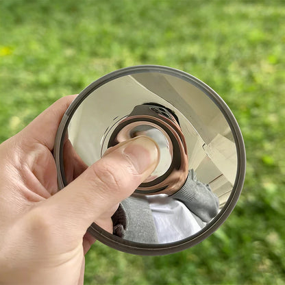 Round Convex Mirror Travel Selfie Photo Props High-definition Mirror Portable Makeup Mirror Handheld Photography Mirrors
