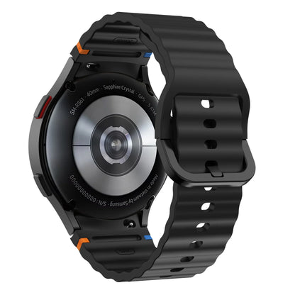 Original Silicone Band for Samsung Galaxy Watch 7 FE 6 4 Classic 5 Pro 44mm 40mm 43mm 47mm 45mm Bracelet Galaxy Watch6 7 Stra