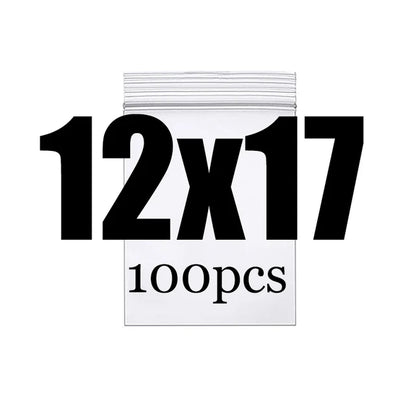 Clear Thick Zip Lock Ziplock Storage Bags Heavy-Duty Transparent Plastic Zip Package Small Jewelry Packing Reclosable Poly Po