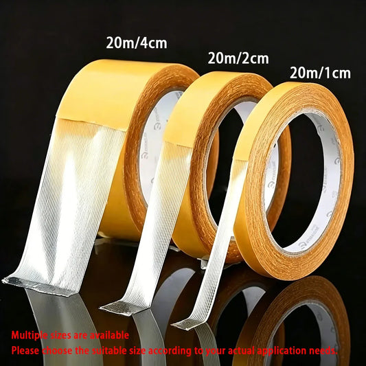 Super Thin Strong Fixation Double Sided Adhesive Tape Heavy Duty Translucent Mesh Waterproof Traceless Powerful Grid Carpet T
