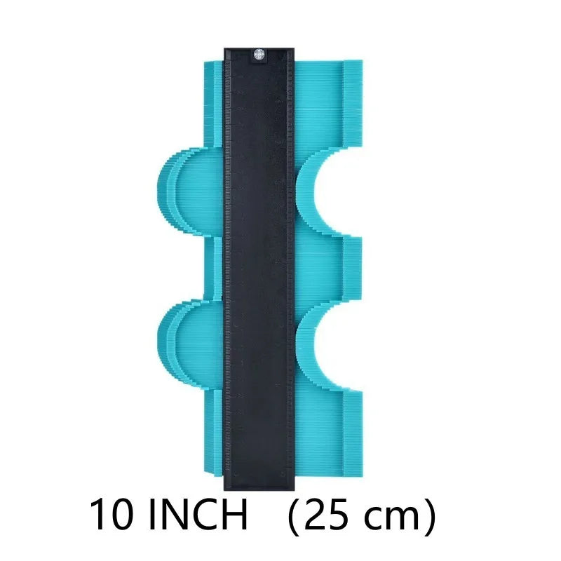 Contour Gauge Cutting Template Multi-Functio Measuring Instrument Woodworking Tool Tiles Measure Ruler Construction Contour T