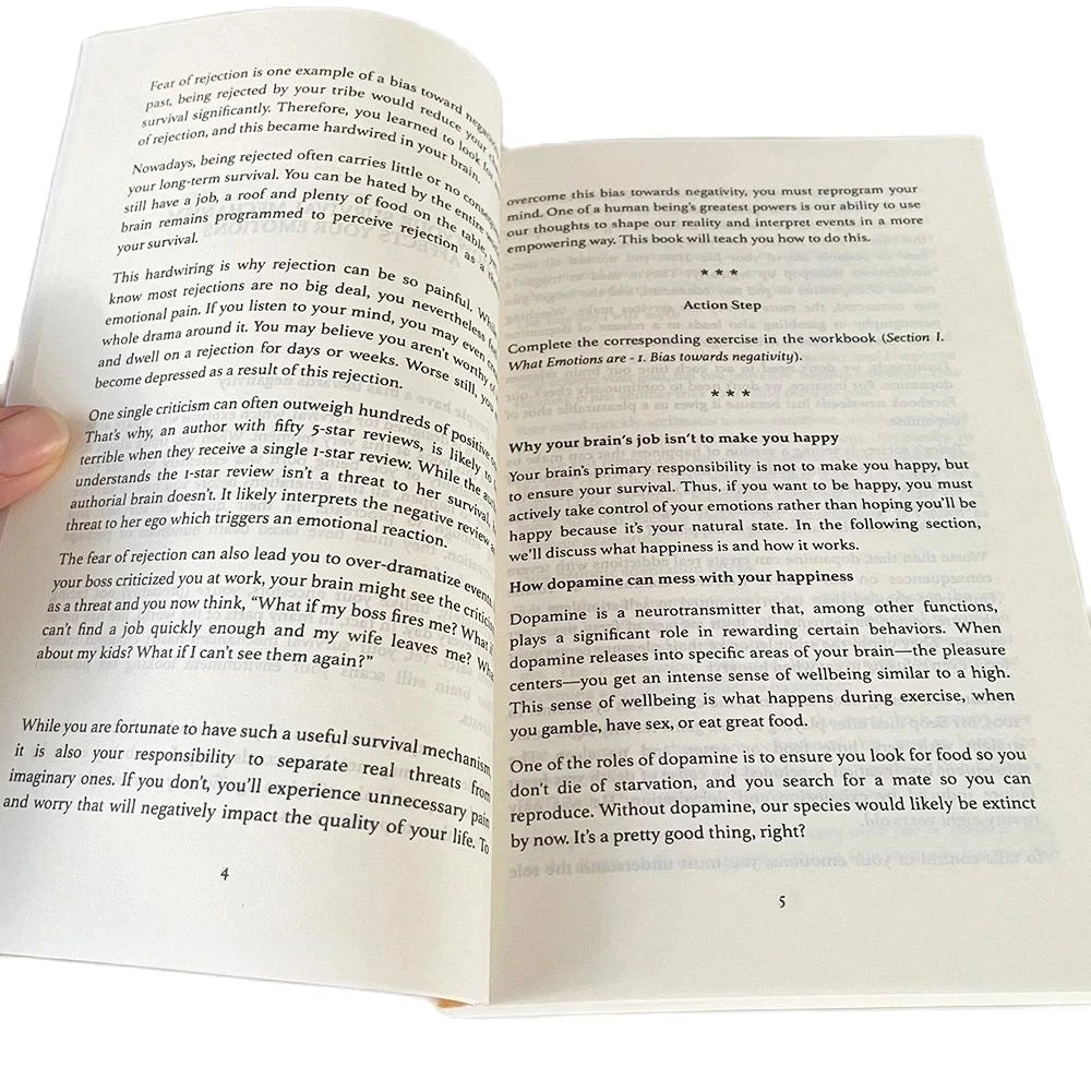 English Modern Emotional Management Physical Book Guide Master Your Emotions: A Practical Guide To Mastering Your Emotions