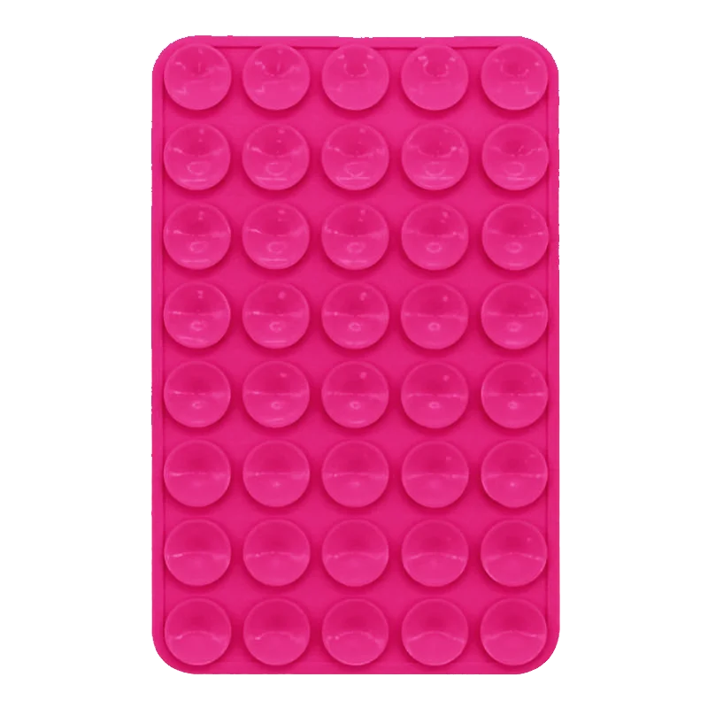 Double Sided Silicone Suction Cup Phone Case Detachable Stand Silicone Rubber Sucker Pad For Selfies And Videos Fixed Pad - R