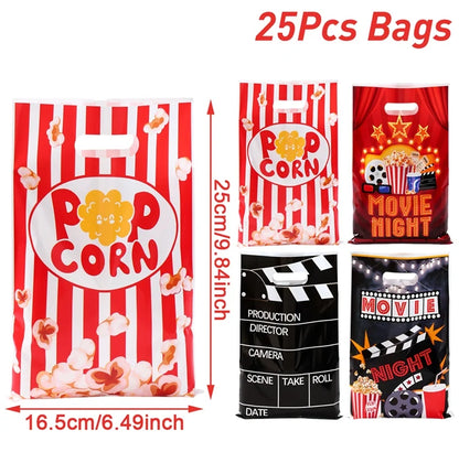 Movie Night Table Runner Red Movie Theme with Gold Star Design Movie Night Red Carpet Decoration for Movie Night Party Decor 