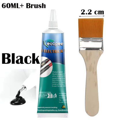 Liquid Waterproof Electrical Tape Epoxy Resin Black Glue Quick Drying Sealant For Wires And Cables Home Use Fix Line Glue - 6