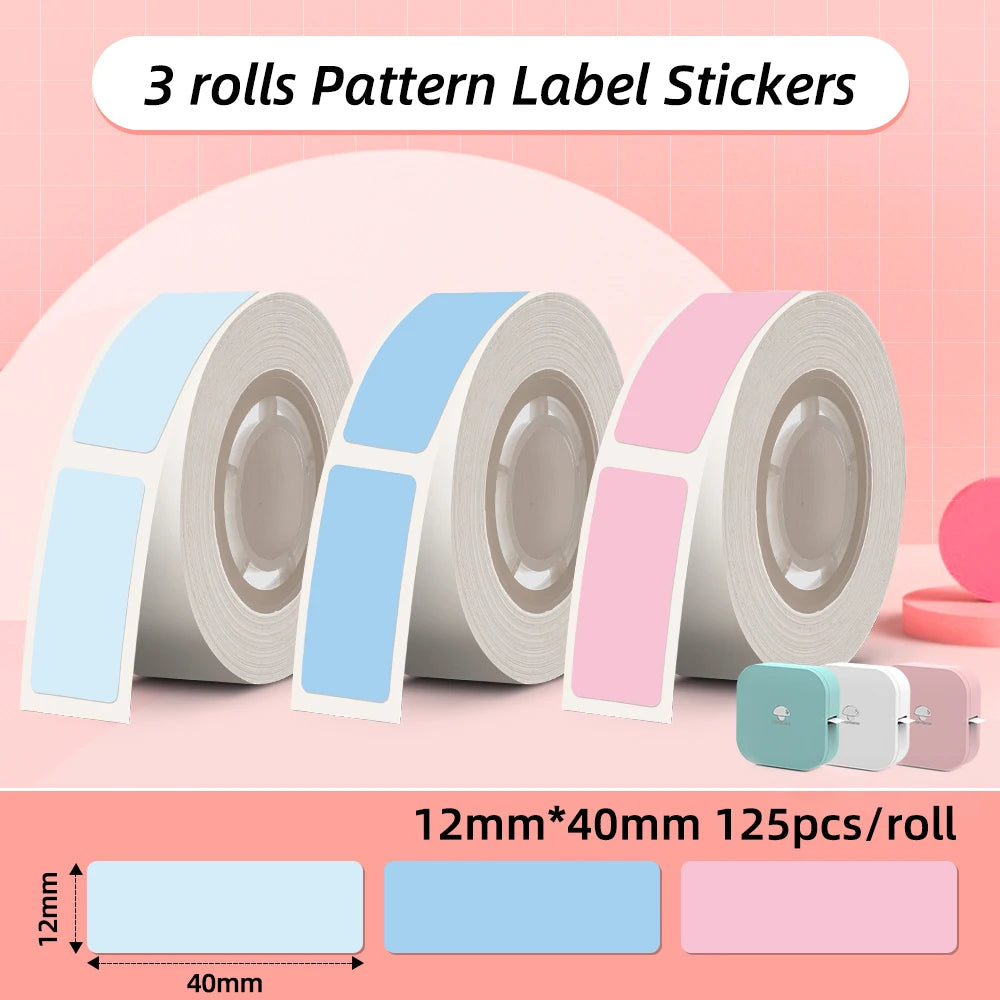 Phomemo Q30 Label Printer Mini Printer Pocket Thermal Label Maker Wireless Sticker Pocket Portable Printer Various Label Pape